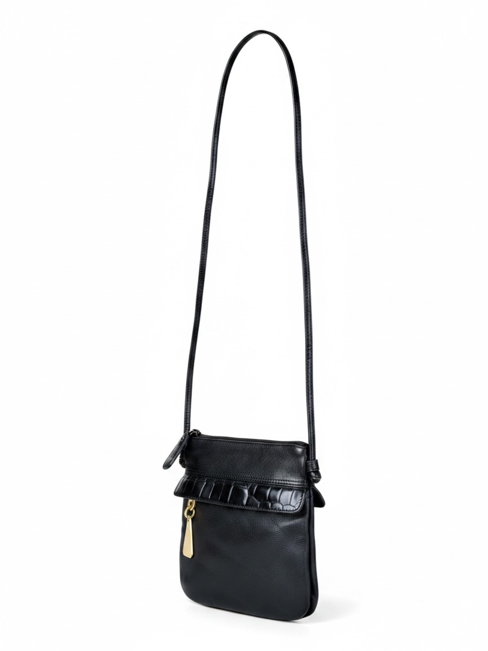 Americana by Sharif Black Crossbody Bag Purse